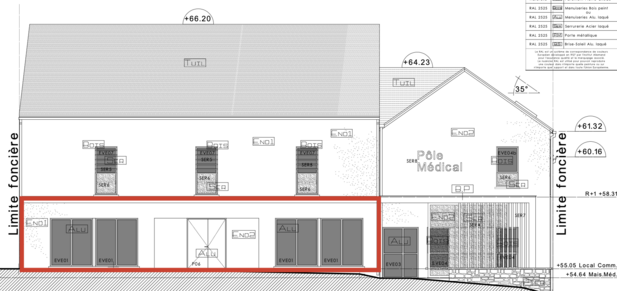 Mézières-sur-Seine (78) - A vendre local commercial neuf 156 m2 RDC disponible fin 2025