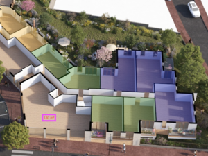 Brunoy (91) - A vendre local commercial neuf 130m2 RDC disponible fin 2027