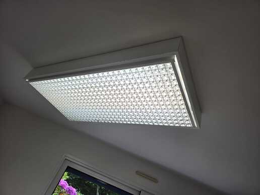 éclairage plafond