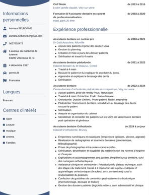 Assistante dentaire