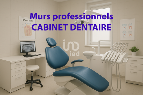 Murs, matériels et patientèle Cabinet dentaire 3 fauteuils