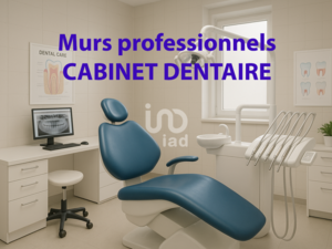 Murs, matériels et patientèle Cabinet dentaire 3 fauteuils