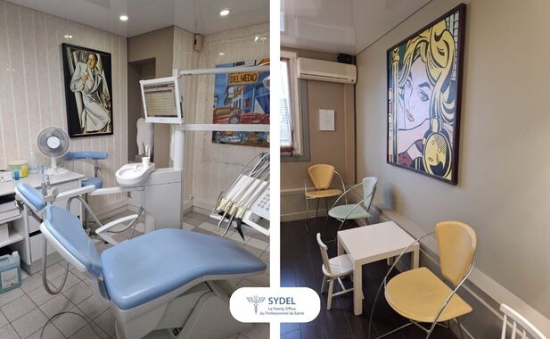 SYDEL vous propose un cabinet dentaire à Taverny (95) - Murs et fonds