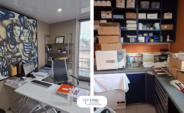 SYDEL vous propose un cabinet dentaire à Taverny (95) - Murs et fonds