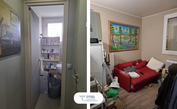 SYDEL vous propose un cabinet dentaire à Taverny (95) - Murs et fonds