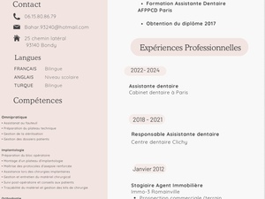 Assistante dentaire qualifiée 