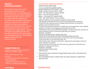 Assistante dentaire qualifié 