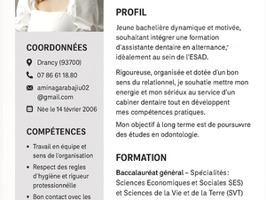 Assistante dentaire en alternance – Orthodontie souhaitée