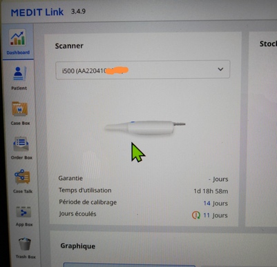 camera empreinte medit i500