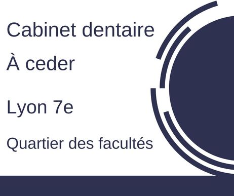 Vente Fonds Libéral et Murs - Association SCM immédiate – Lyon 7e quartier des facultés