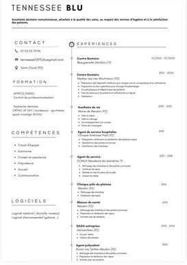 Assistante dentaire qualifié 