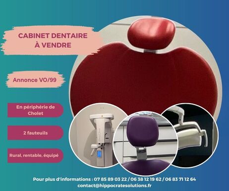 (49) Cède cabinet dentaire en périphérie de Cholet - VO/99