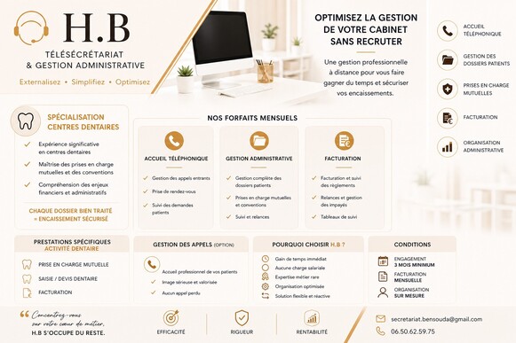 Gestion administrative et télésecrétariat en free-lance 