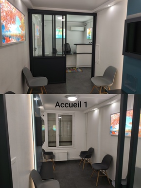 🦷 SYDEL · Champs-sur-Marne (77) – Implanto, 3 fauteuils, murs + fonds