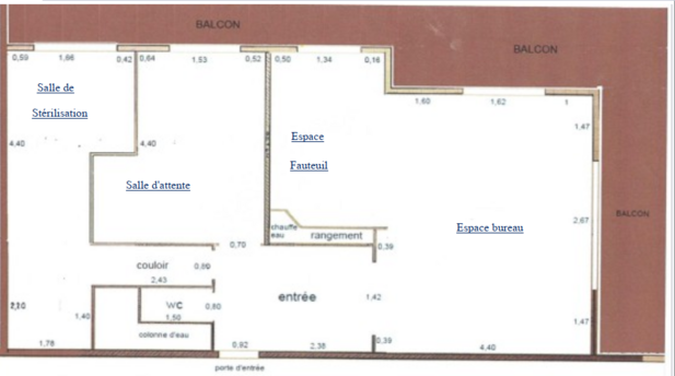 location local professionnel pour cabinet dentaire
