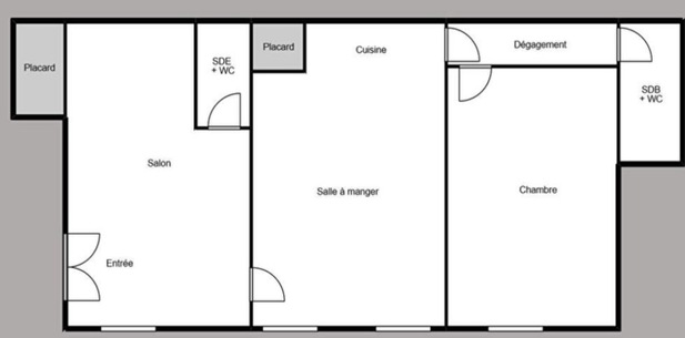 A vendre rez-de-chaussée 80 m² Paris 16e Foch - rue Pergolèse