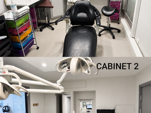 🦷 sydel · Champs-sur-Marne (77) – murs + fonds, 3 fauteuils · Réf. 7702