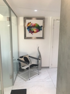 🦷 sydel · Vincennes (94) – murs + fonds, 3 fauteuils · Réf. 9402