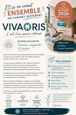 CHERCHE CONFRERE/FUTUR ASSOCIE CABINET NEUF H/F