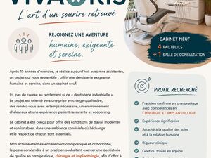 CHERCHE CONFRERE/FUTUR ASSOCIE CABINET NEUF H/F