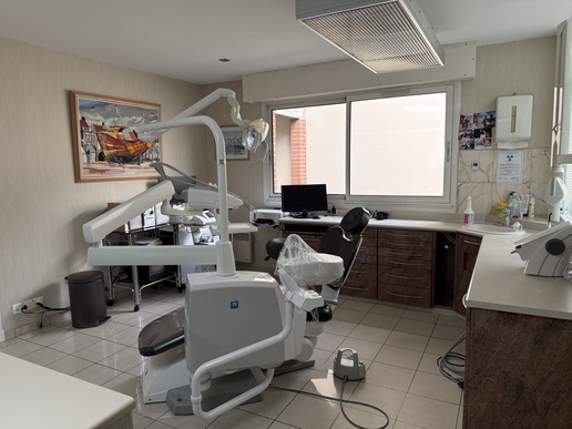🦷 sydel · Lens (62) – murs + fonds, 4 fauteuils · Réf. 6201