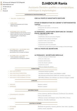 Assistante dentaire Qualifiée (ADQ)