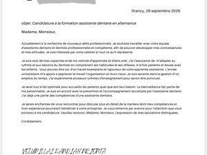 Alternance assistante dentaire 
