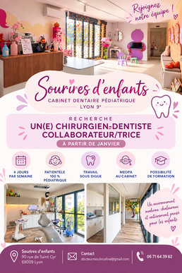 Recherche pedodontiste pour collaboration  H/F