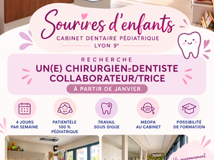 Recherche pedodontiste pour collaboration  H/F