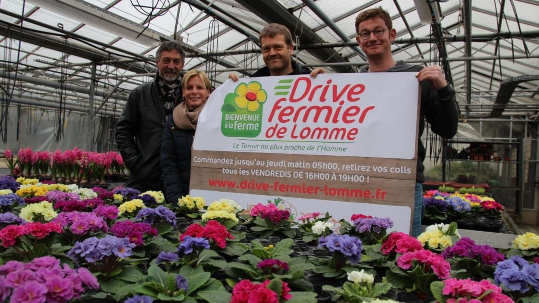 Drive Fermier un site de distribution de produits locaux frais.