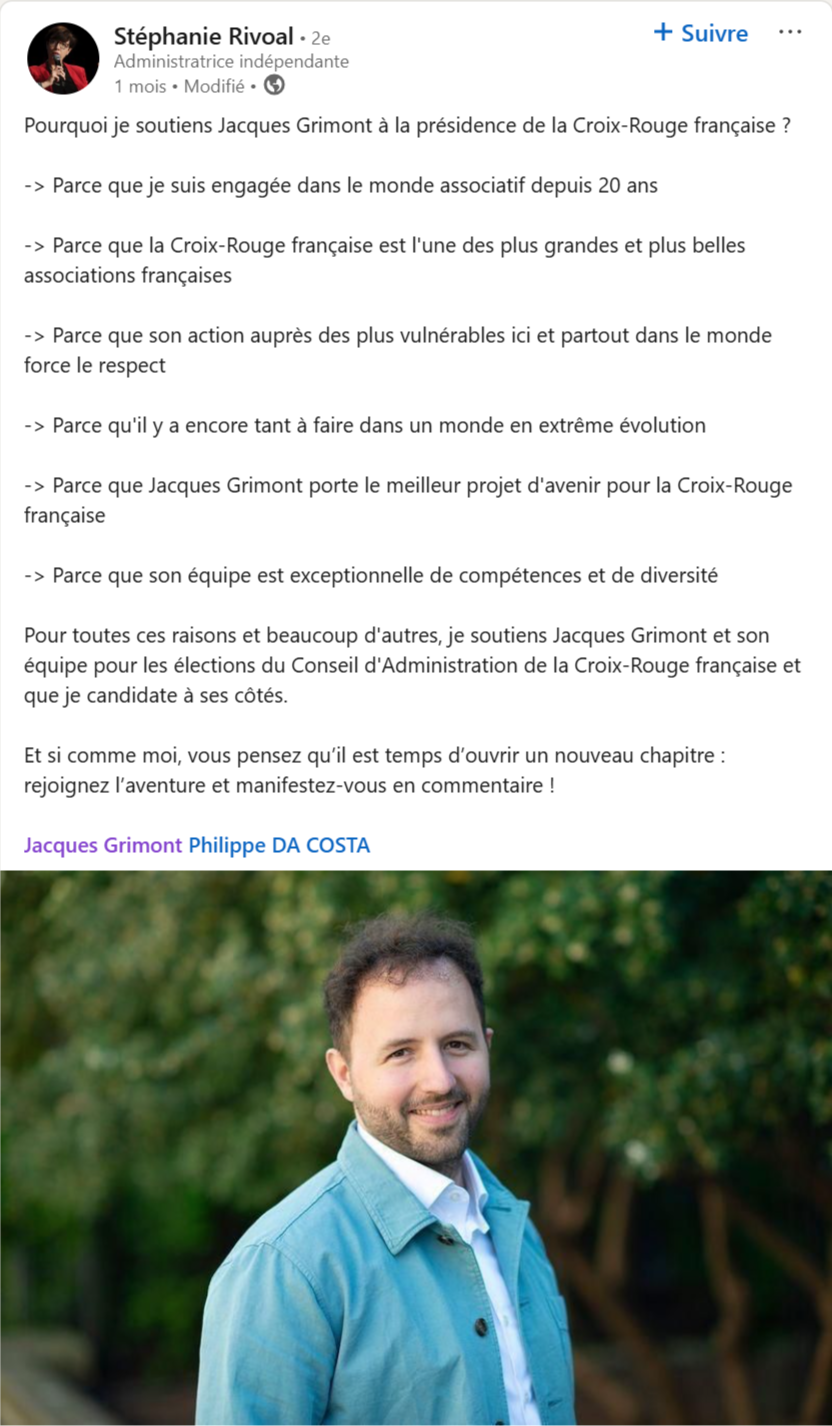 Annonce de candidature de Stéphanie Rivoal