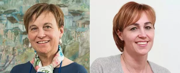 Michela Ferrari-Testa et Carole Seppey.