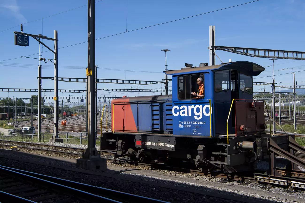 Au total, 600 trains marchandises internationaux de CFF Cargo et CFF Cargo International sont concernés chaque semaine. (Keystone)