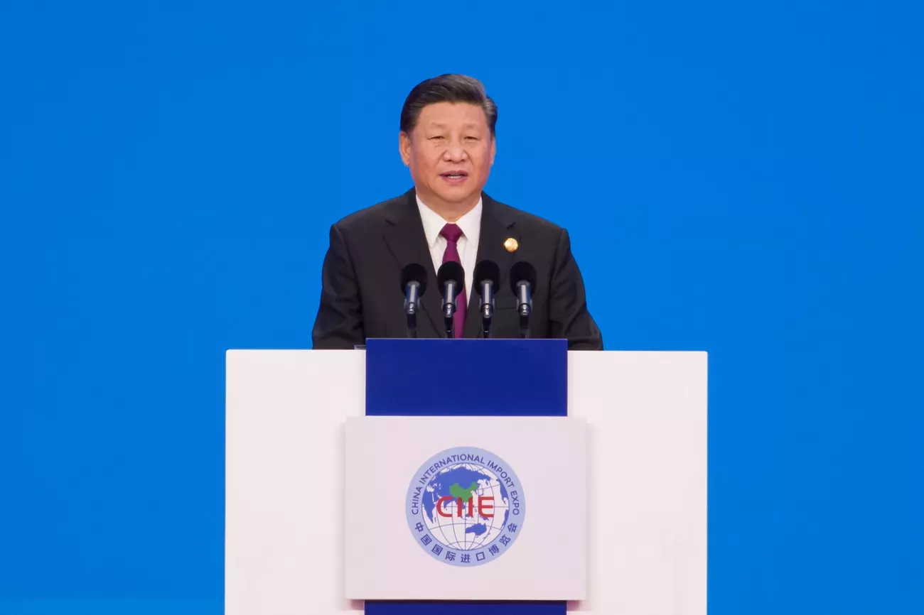 "La porte de la Chine ne se refermera jamais. Elle s'ouvrira davantage", a promis le président chinois Xi Jinping. (keystone)