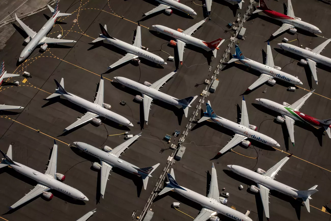 Les 737 MAX sont cloués en sol depuis plus de six mois après deux accident mortels. (Keystone)