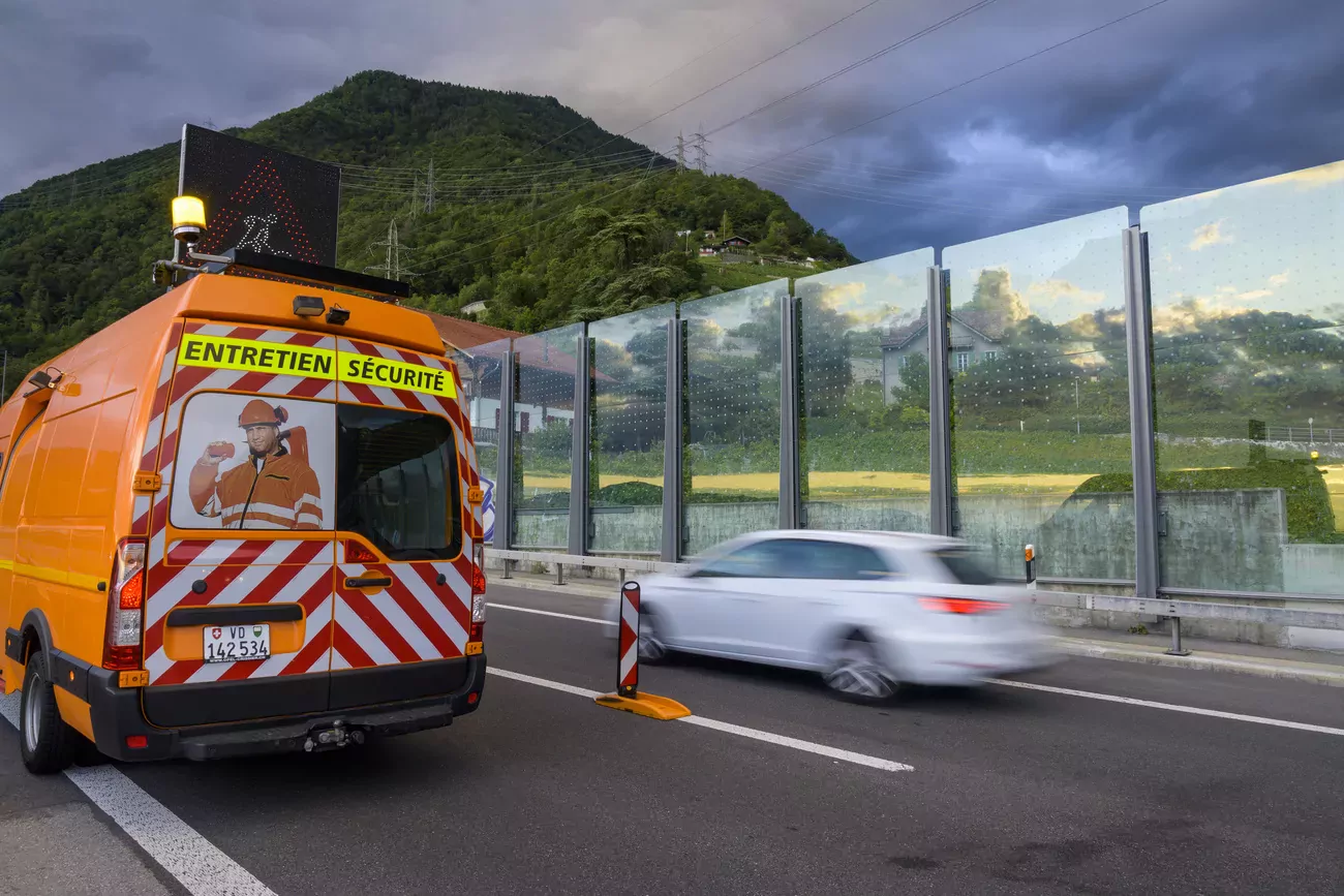 Les coûts imputables au trafic routier motorisé se sont montés à 8,2 milliards de francs. (Keystone)