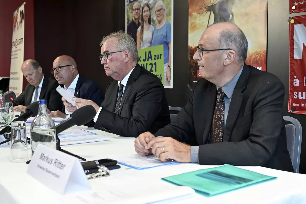 La campagne sur la réforme de l'AVS a été lancée jeudi par les faîtières de l'économie. 