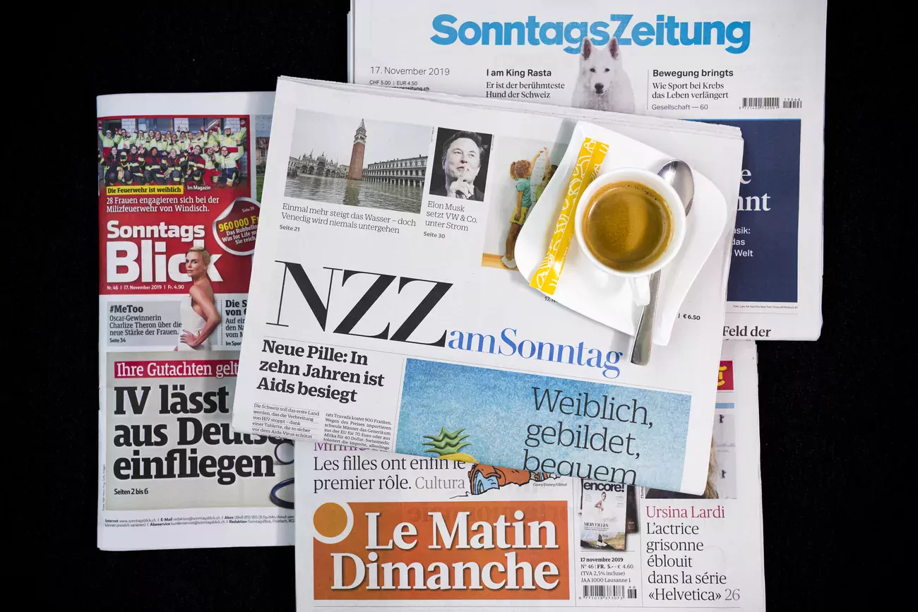 La presse suisse du dimanche reste encore dominée par la thématique du coronavirus et de la votation qui s'annonce.