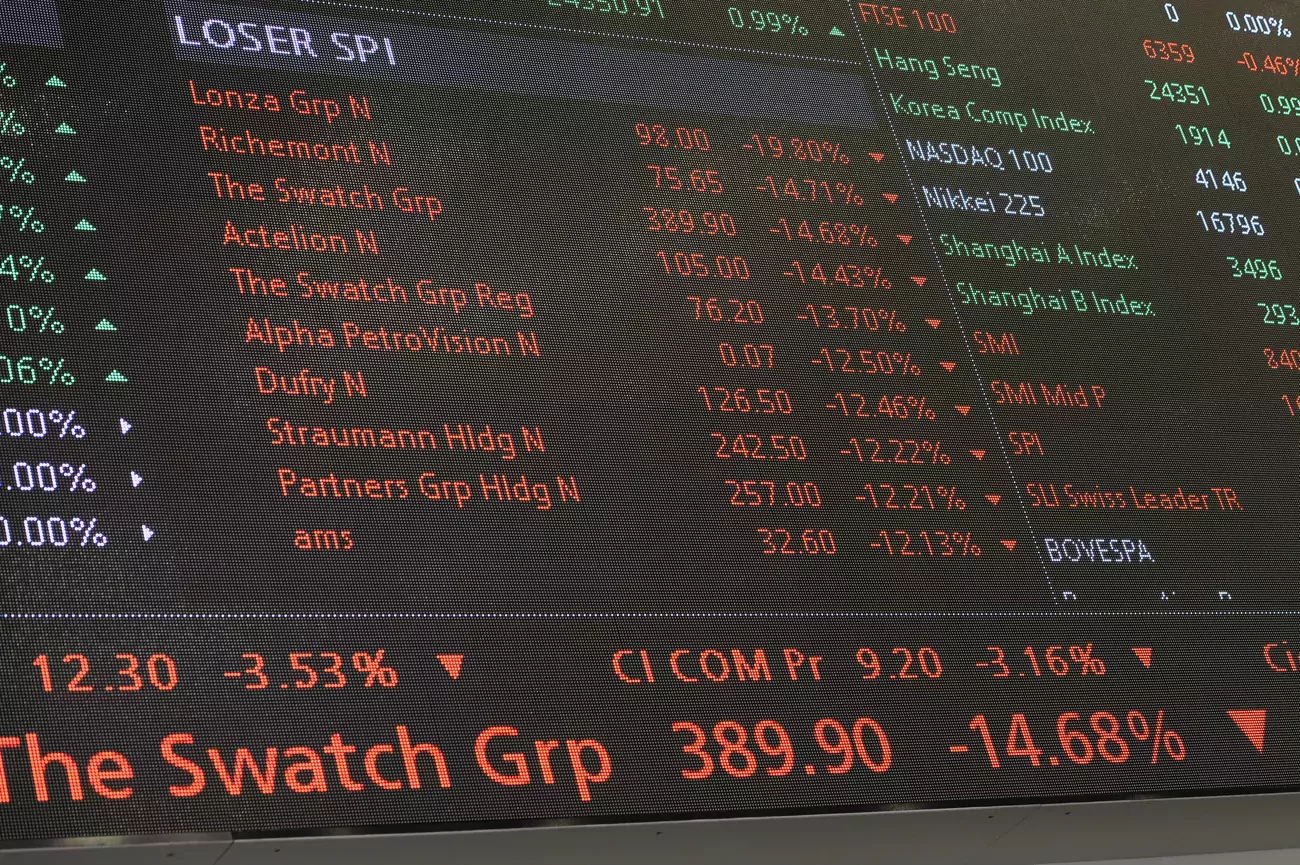 Roche, Novartis et Holcim (tous -0,9%) se partagent la lanterne rouge, derrière Zurich, Schindler, Swiss Re et UBS (tous -0,8%).