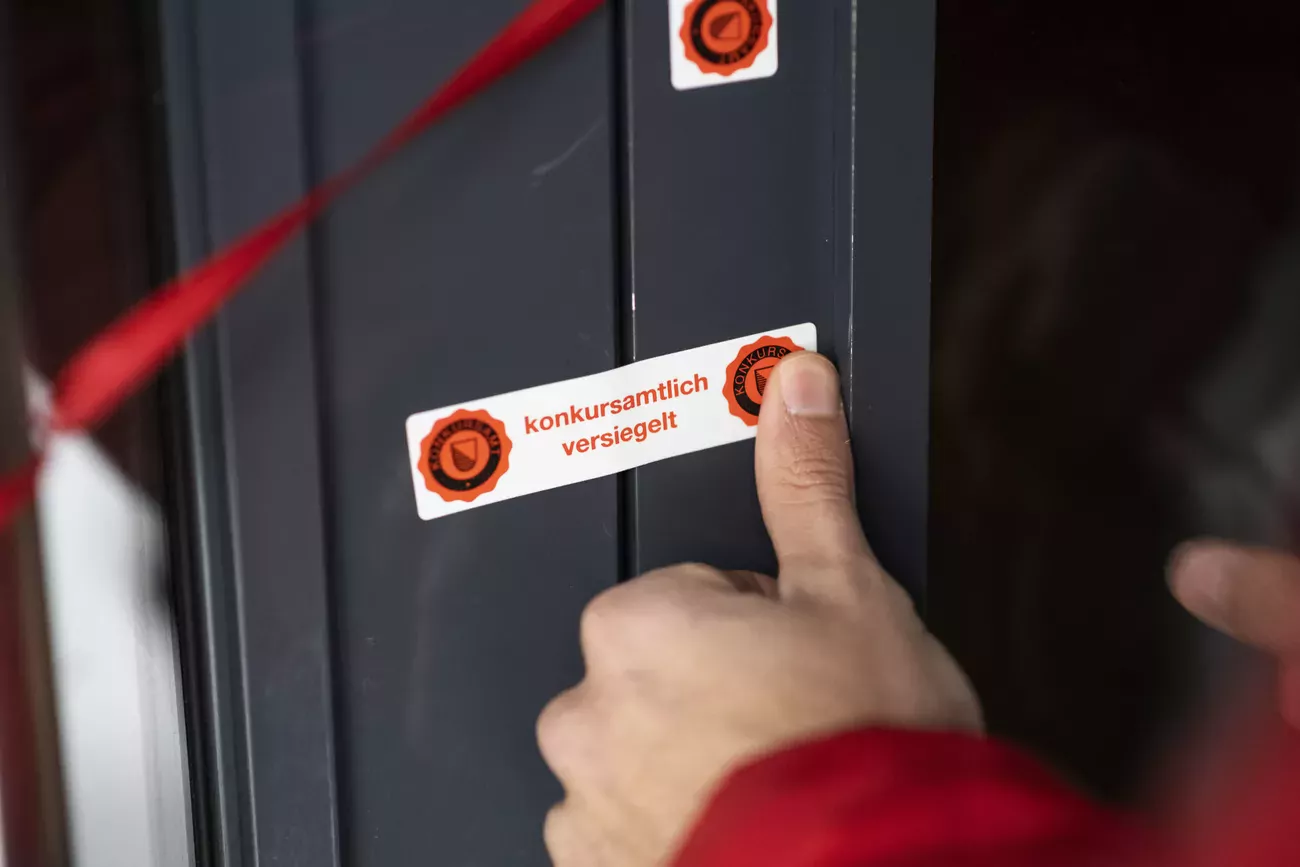 La croissance de dépôts de bilan s'est révélée la plus forte au Tessin, le nombre de faillites ayant décollé de 36% outre-Gothard.