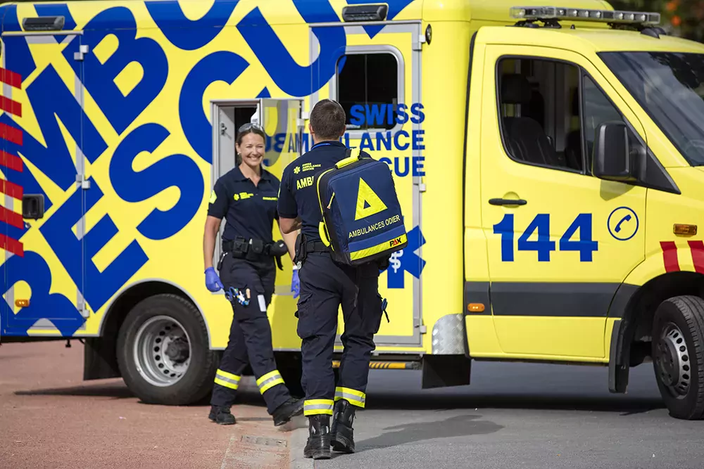 Le TCS a fait l'acquisition de Swiss Ambulance Rescue Genève en 2021.