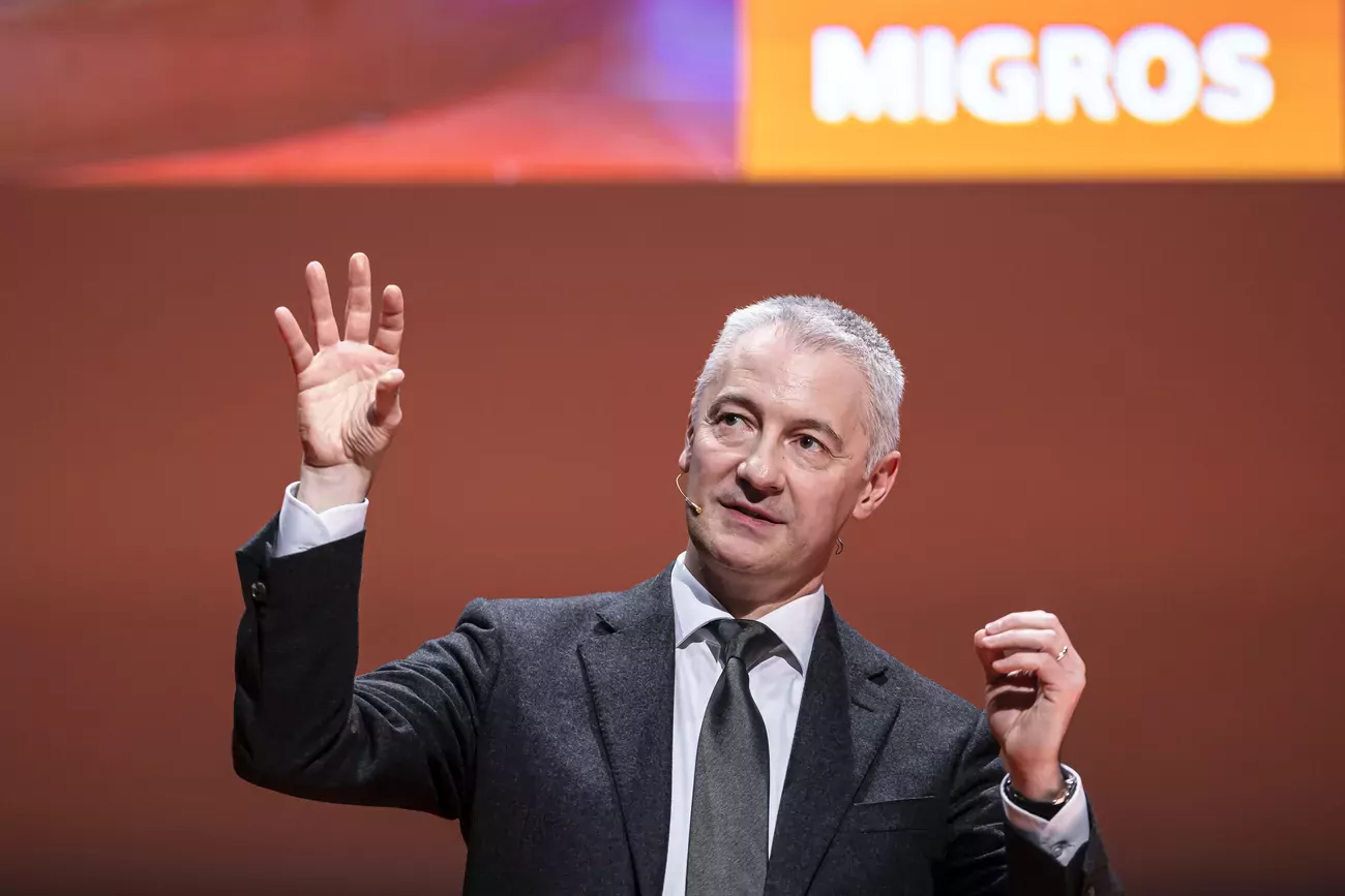 Fabrice Zumbrunnen, président de la direction général de Migros, a tenu mardi à Zurich sa dernière présentation des résultats du groupe, dont il est à la tête depuis 2017. 
