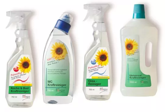 Dans le détergent de Good Soaps, aucune trace d’huile de palme.
