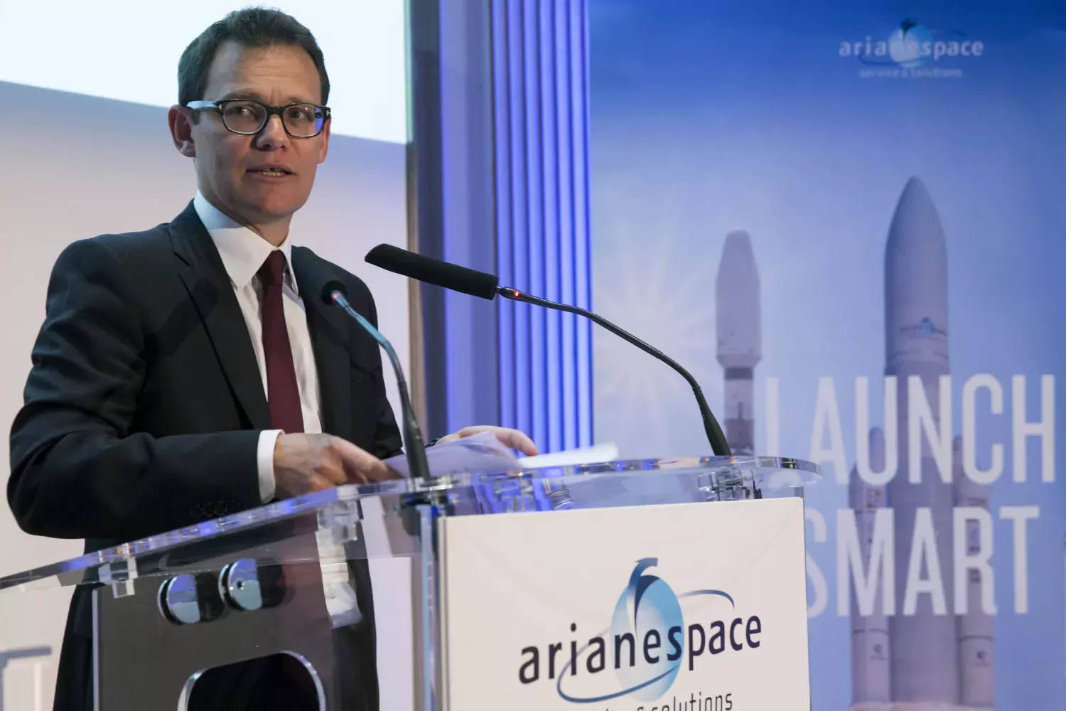 "Nous avons 56 lancements à réaliser ces prochaines années", a déclaré son PDG Stéphane Israël lors d'une conférence de presse. (reuters)