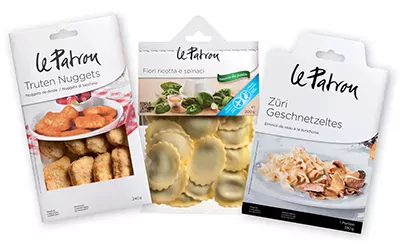 Le Patron. Une des marques convenience du groupe Orior. 