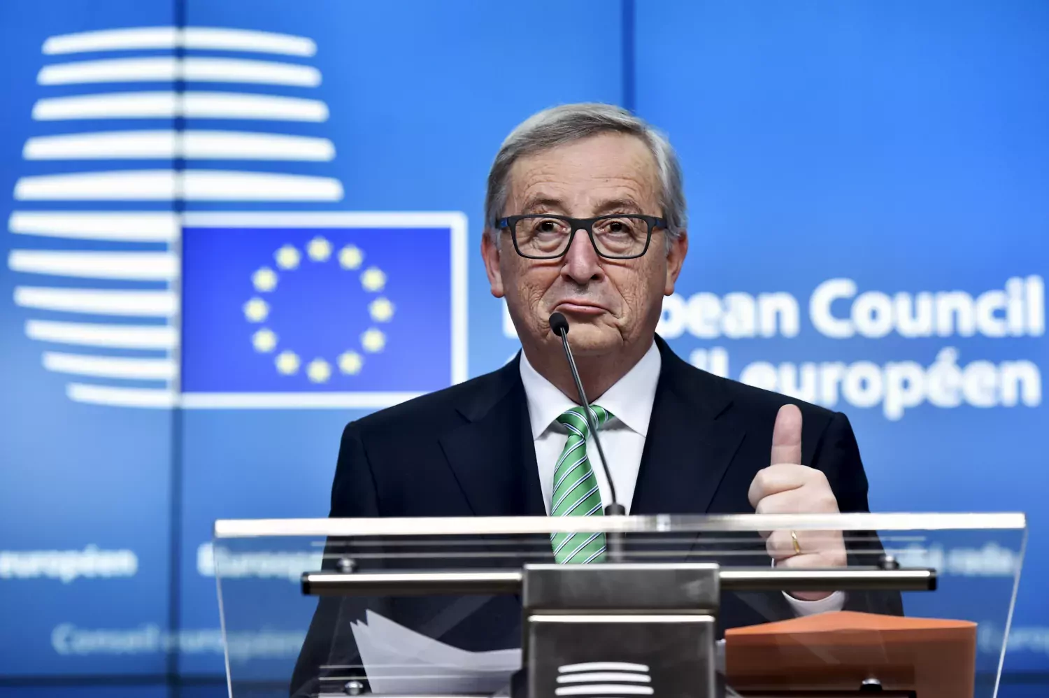 Le président de la Commission a également plaidé pour une Europe plus sociale - contre le "dumping social" - et a promis de continuer à lutter contre le chômage. - (Reuters)