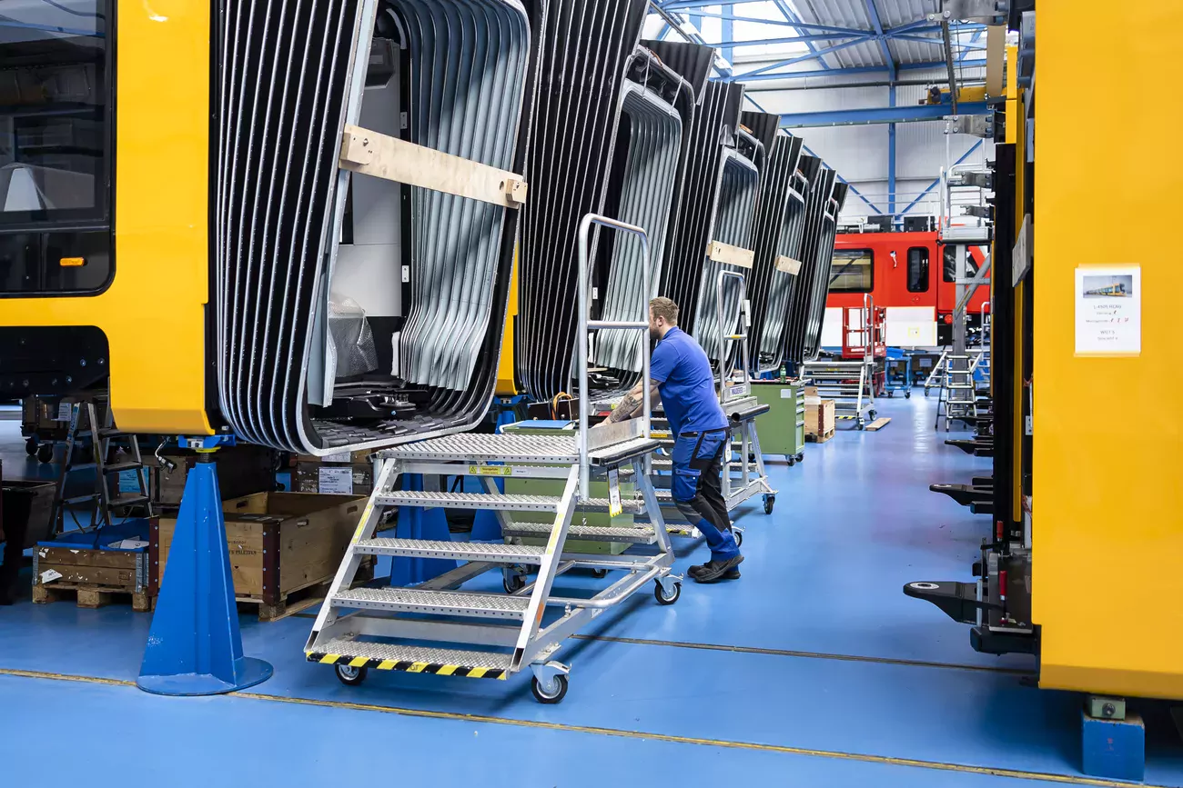 Le train à hydrogène de Stadler a été conçu en partenariat avec l'Autorité des transports du Comté de San Bernardino, en Californie.