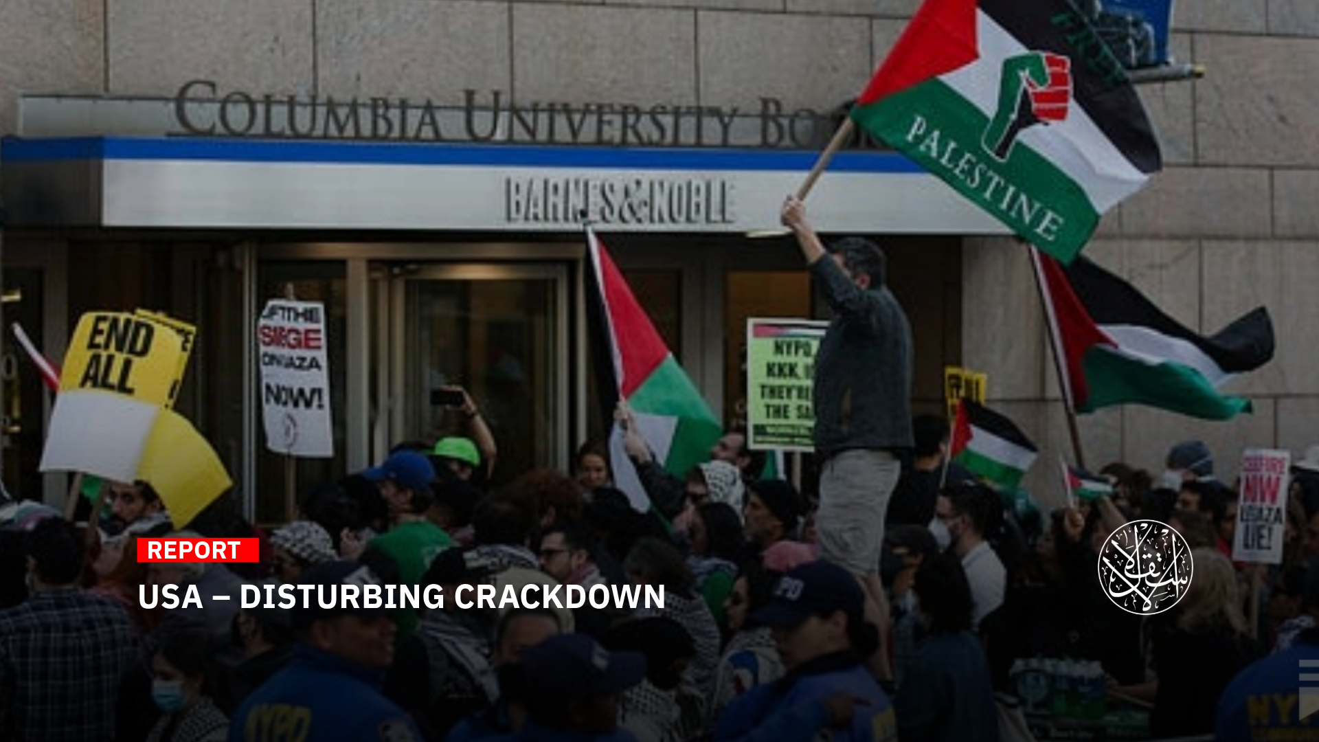 'Islamists and Foreign Backers': US Suppresses Its Protesters Following the Lead of Arab Allies