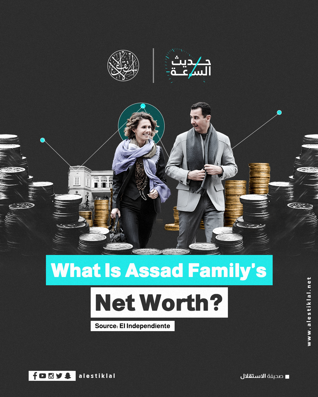 What Is Assad Family's Net Worth? | Infographic - Al-Estiklal Newspaper