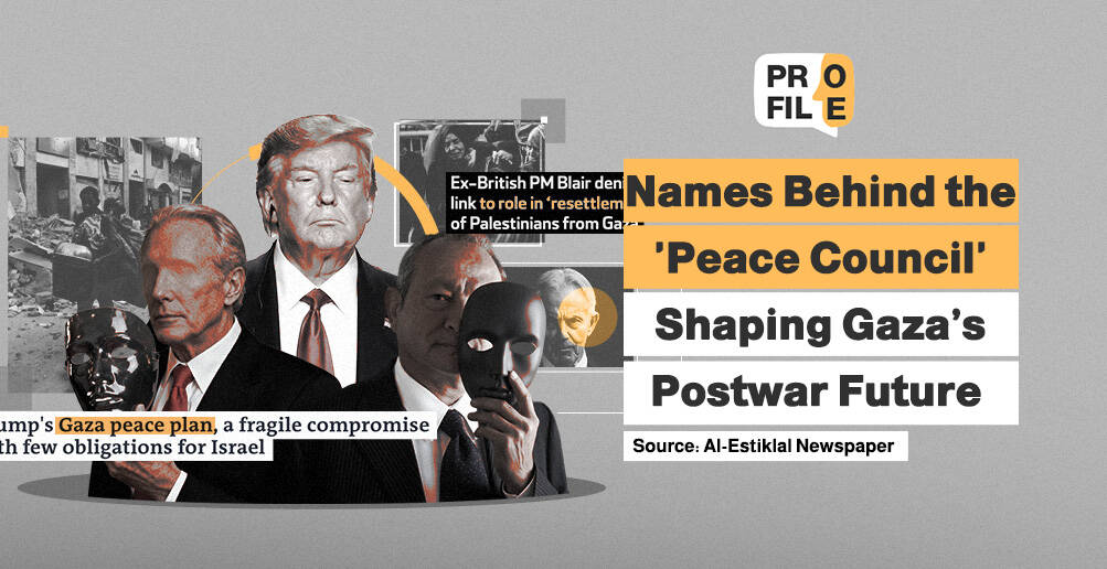 Names Behind the 'Peace Council' Shaping Gaza’s Postwar Future  | Infographic